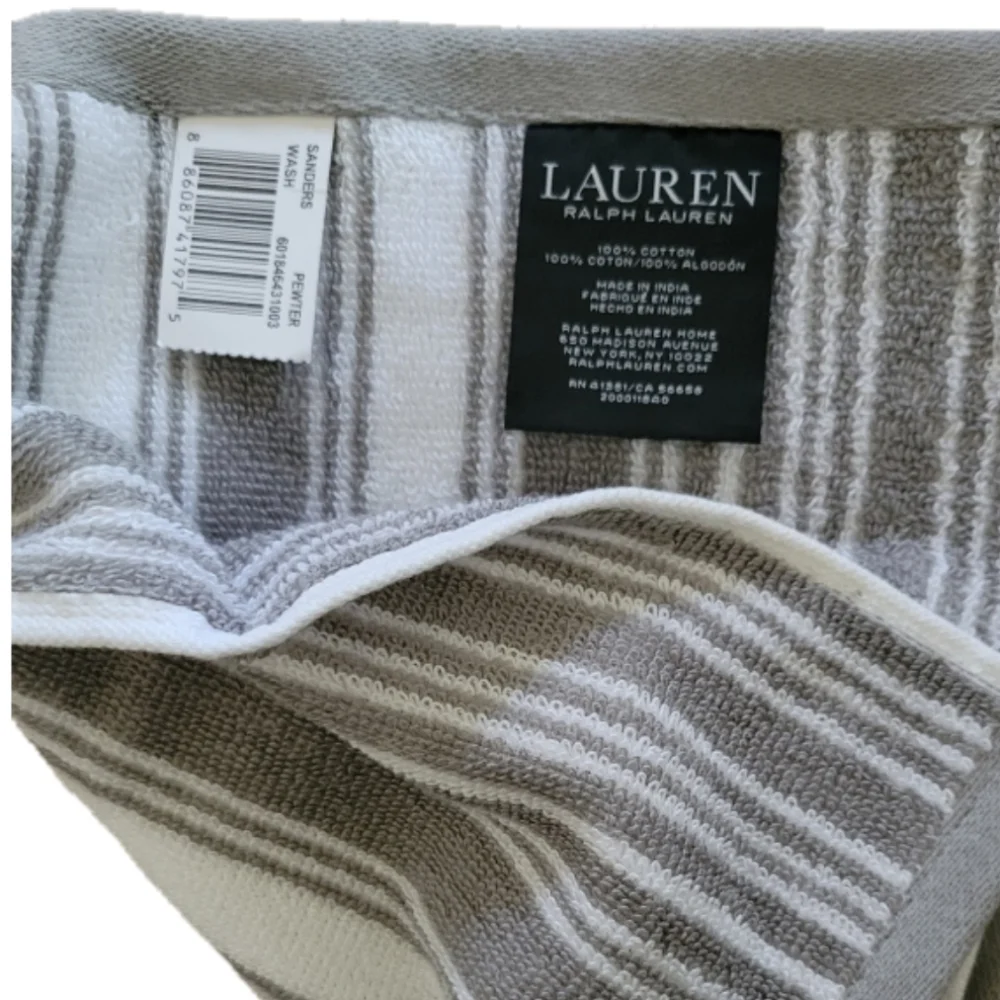 Lauren Ralph Lauren Striped Wash Cloth